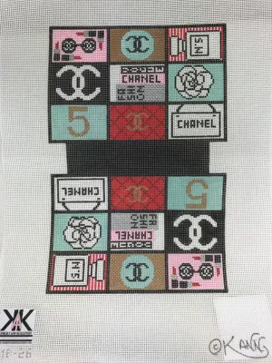 * Kimberly Ann Needlepoint MB-26 Everything Chanel (small)