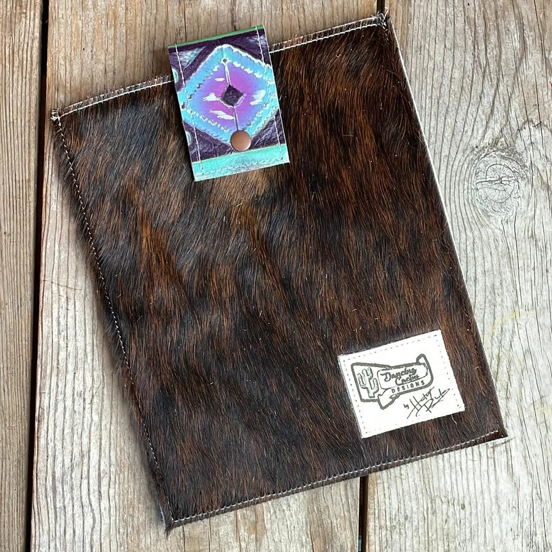 13'' Tablet Sleeve - Red Brindle w/ 90's Party