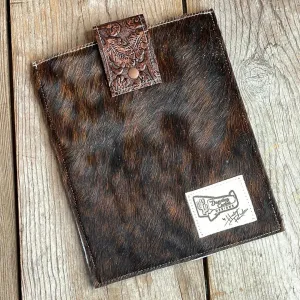 13'' Tablet Sleeve - Red Brindle w/ Cowboy Tool