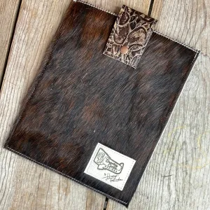 13'' Tablet Sleeve - Red Brindle w/ Deadwood Roses