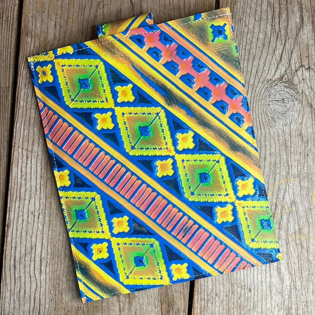 13'' Tablet Sleeve - Red Brindle w/ Neon Trip