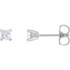 14K White Gold 1/3 CTW Natural Diamond Earrings