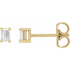 14K White Gold 1/8 CTW Natural Diamond Stud Earrings