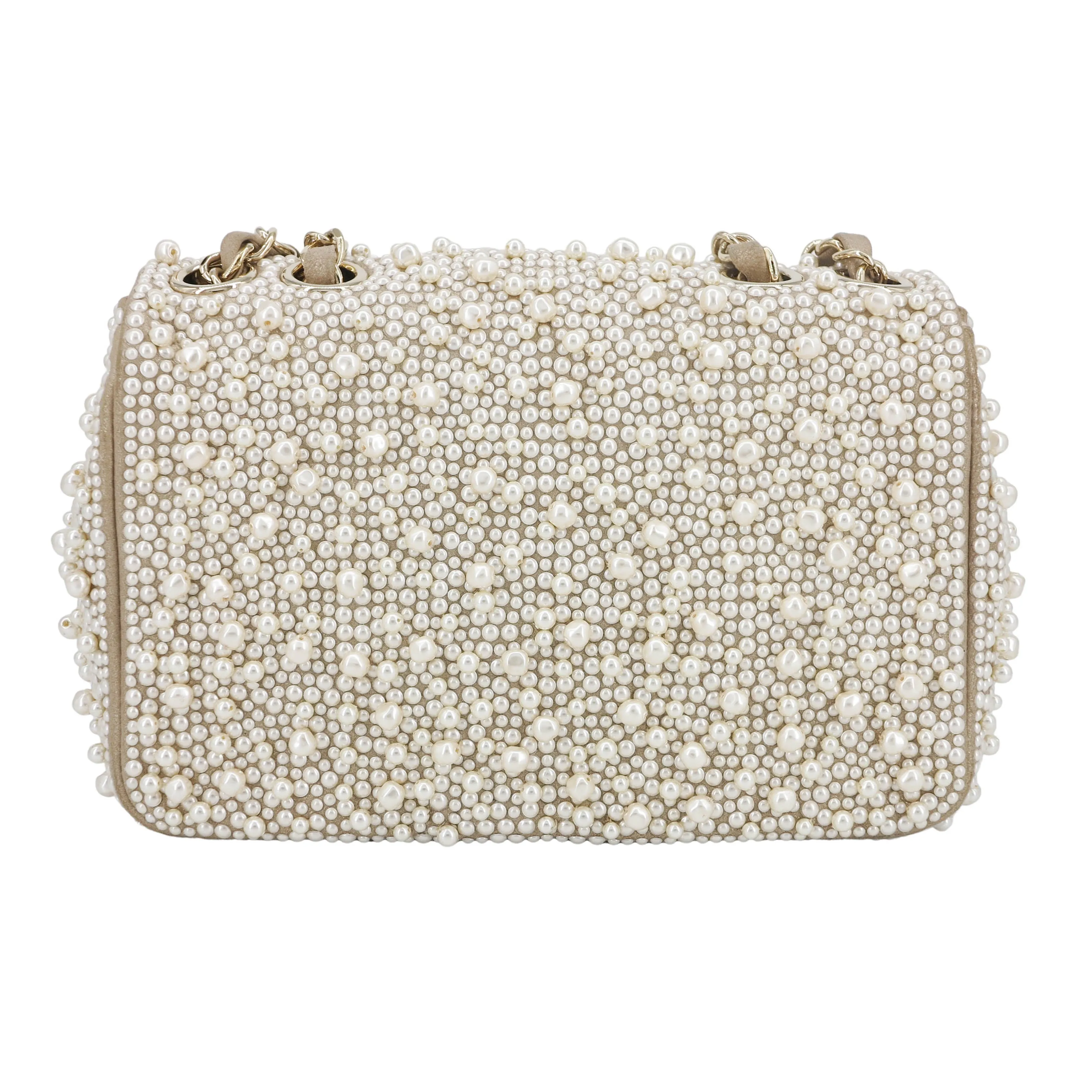 17A Ritz Pearl Mini Flap Bag