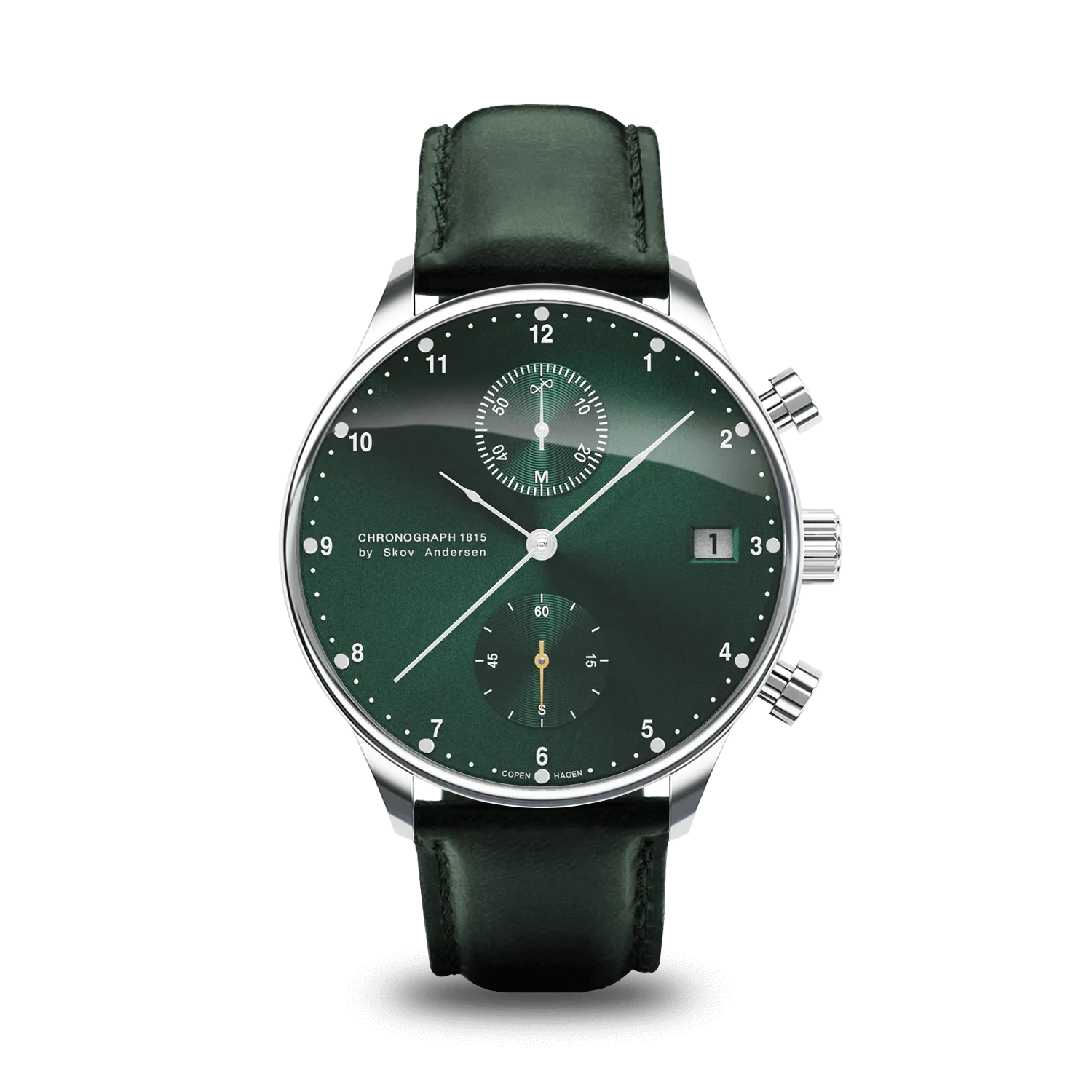 1815 Chronograph, Steel / Green Sunray