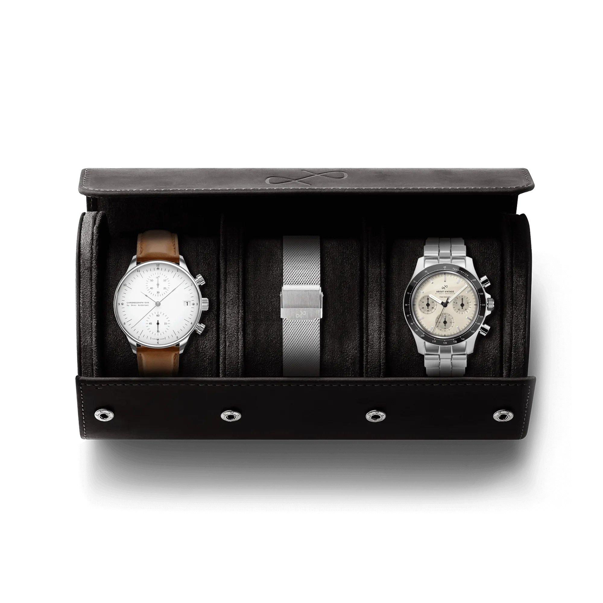 1844/1960 Package - 2 Watches, Watch roll & Mesh band