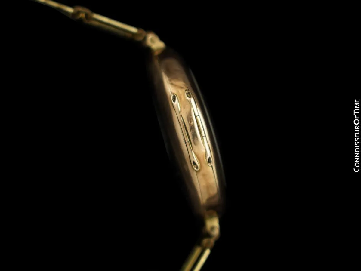 1920's Rolex Ladies Vintage Art Deco Watch - 9K Rose Gold