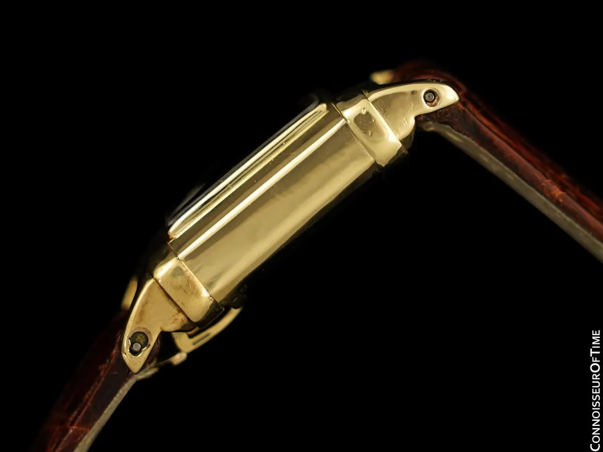 1935 Omega Marine Rare Early Waterproof Patented Case Watch - 14K Gold