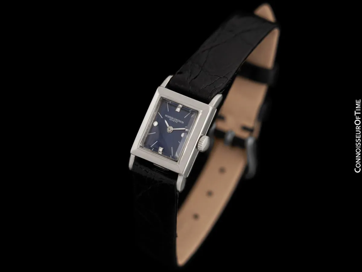 1950's Vacheron & Constantin Ladies Vintage Watch, Ref. 6597 - 18K White Gold & Diamonds