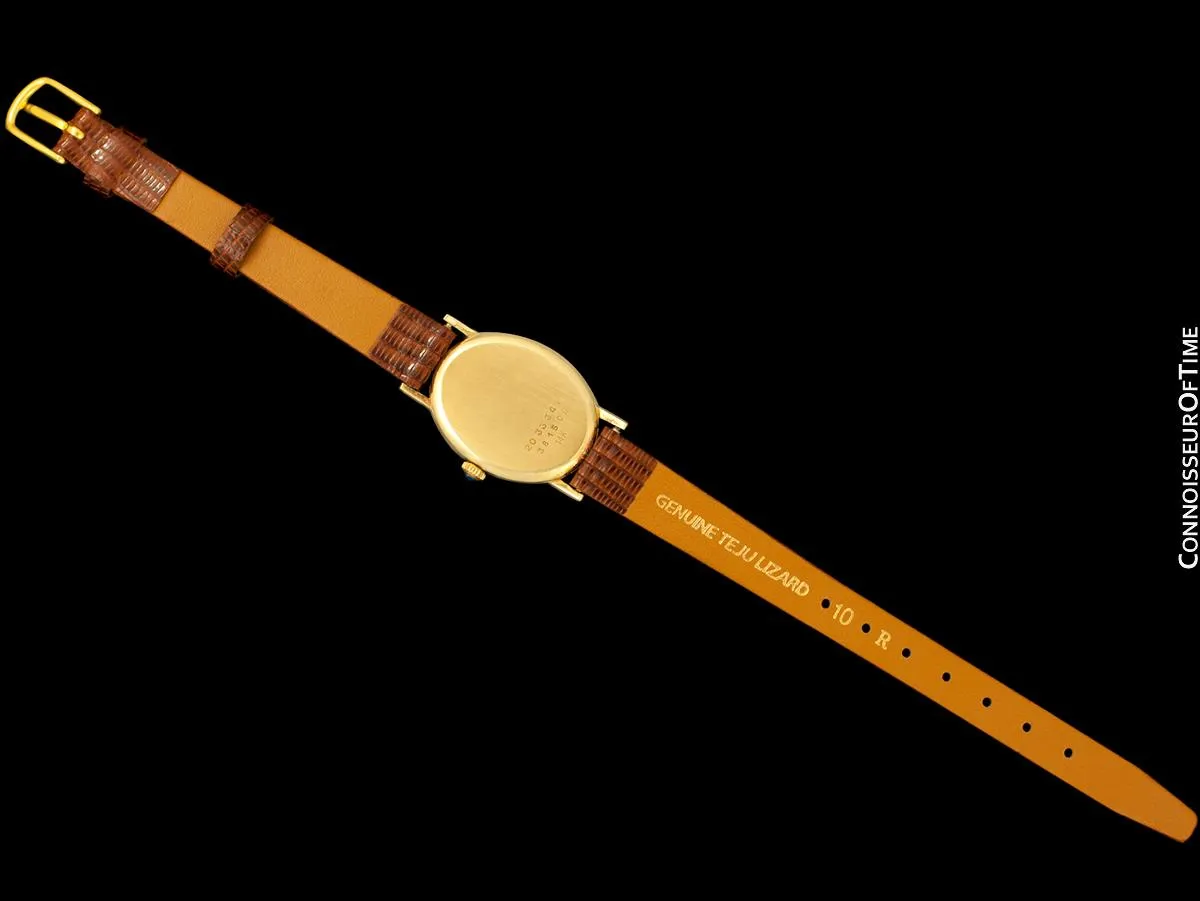 1960's Cartier Vintage Classic Ladies Handwound Watch - 14K Gold