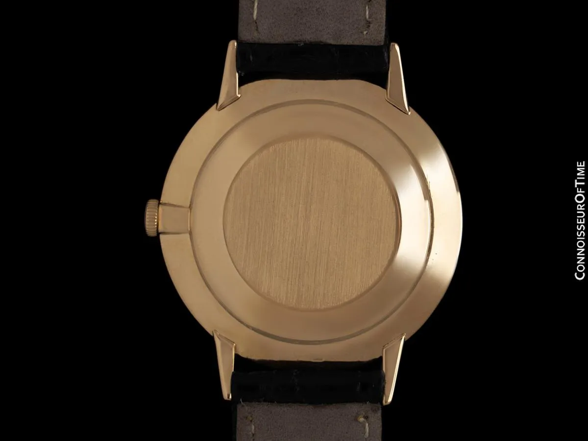 1960's Patek Philippe Vintage Mens Handwound Ref. 3468 18K Gold Dress Watch