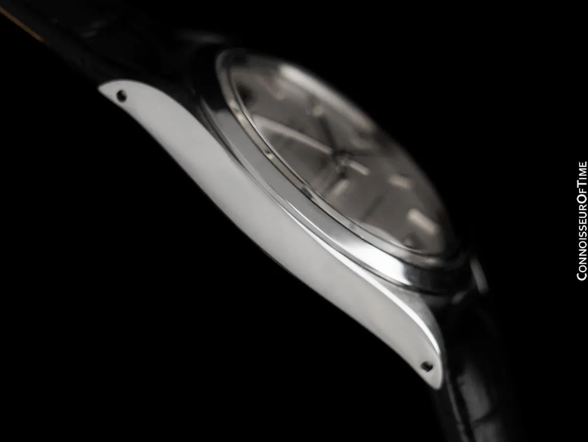 1969 Rolex Oyster Precision Classic Vintage Mens Handwound Watch - Stainless Steel