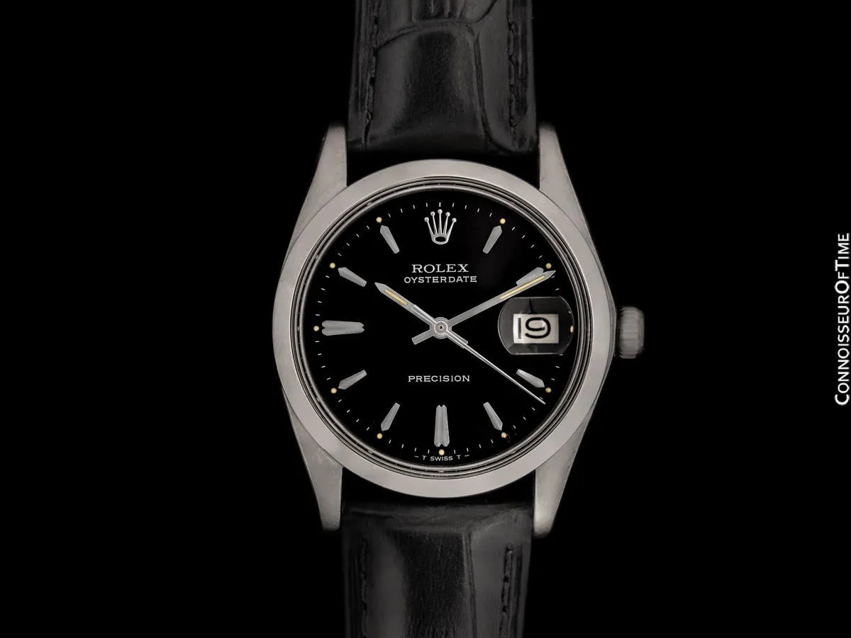 1971 Rolex Oysterdate Vintage Mens Watch with Date - Stainless Steel