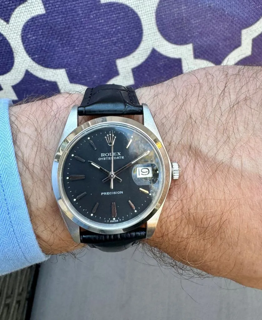 1971 Rolex Oysterdate Vintage Mens Watch with Date - Stainless Steel