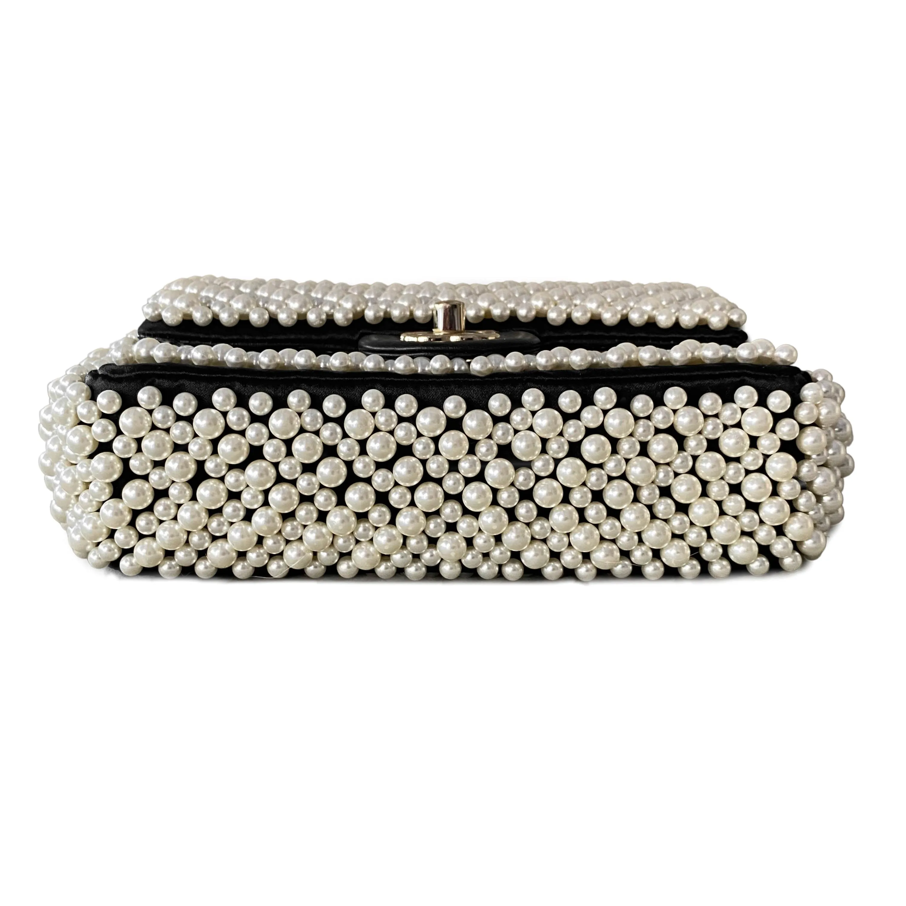 19S Mini Pearl Flap Bag