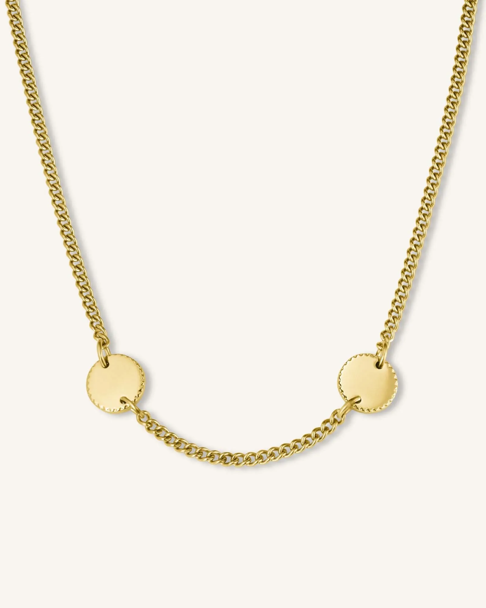 2 Coin Necklace