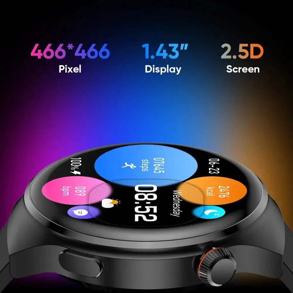 2024 New Smart Communication Watch AMOLED 1.43-inch 466 * 466 high-definition full touch large screen Bluetooth call sports and