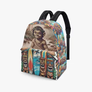 204. All-over-print Canvas Backpack