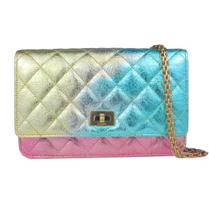 20A Rainbow Metallic 2.55 Reissue Wallet On Chain WOC