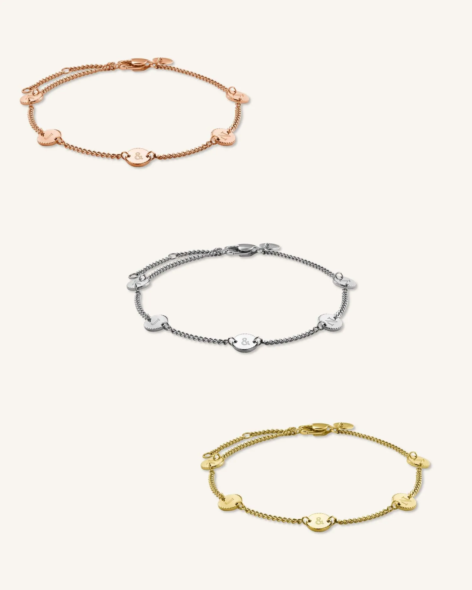 5 Coin Bracelet