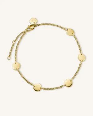 5 Coin Bracelet