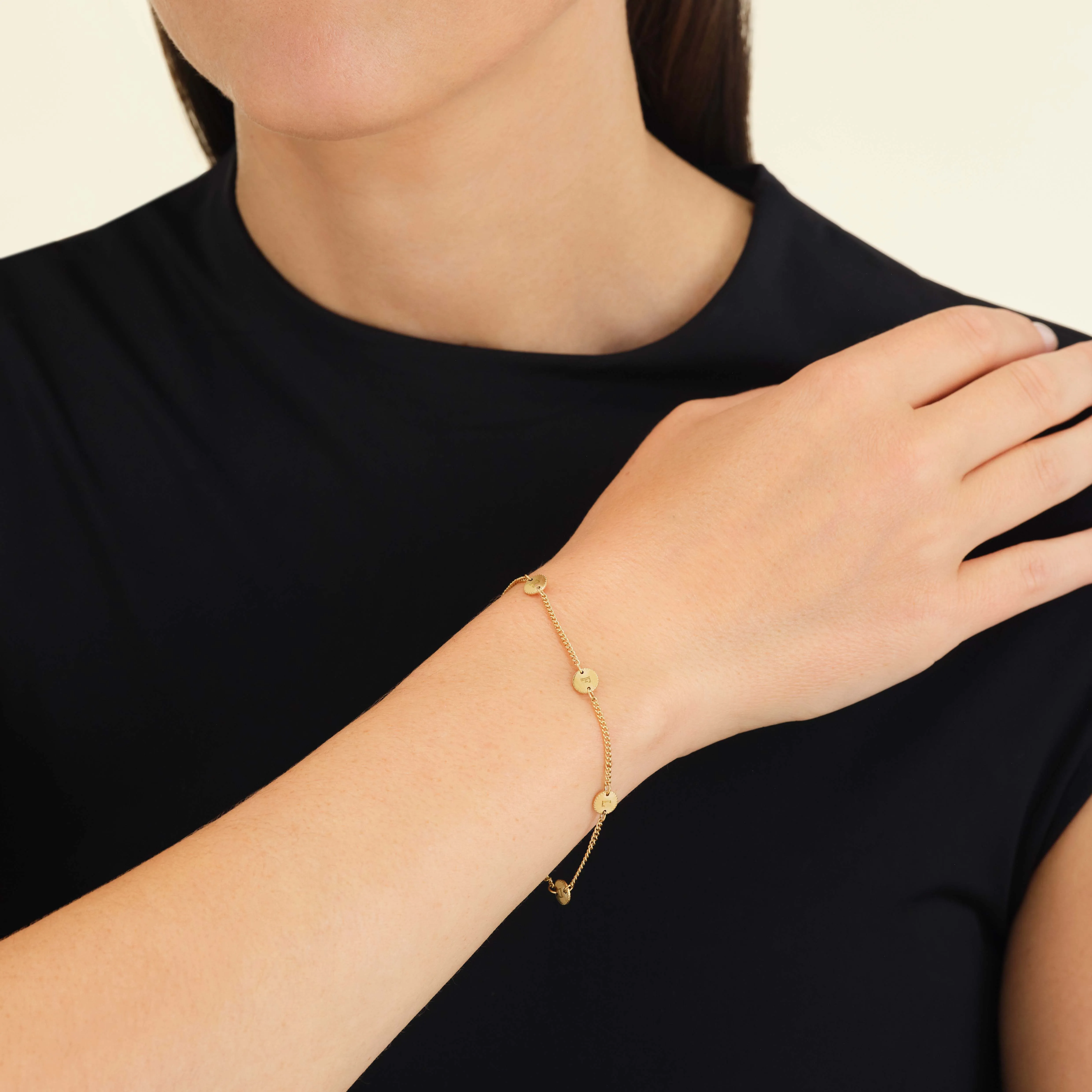 5 Coin Bracelet