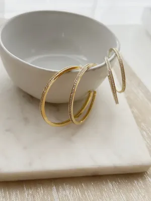 8835JE - Leslie Hoop Earrings
