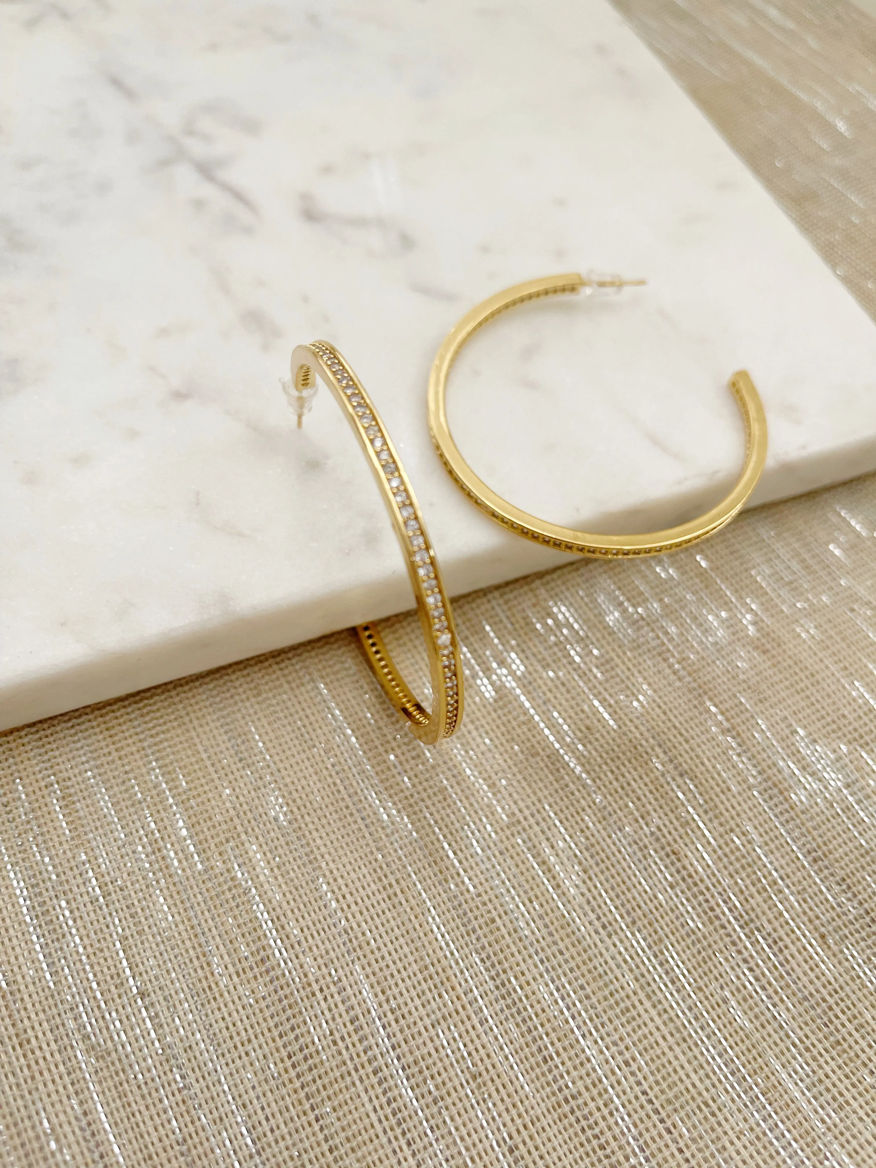 8835JE - Leslie Hoop Earrings