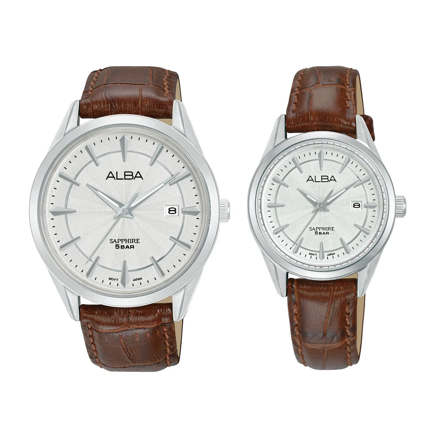 Alba Couple Set Watches - AS9S59X1 & AH7CK1X1