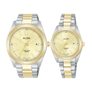Alba Couple Set Watches - AS9S64X1 & AH7CK8X1
