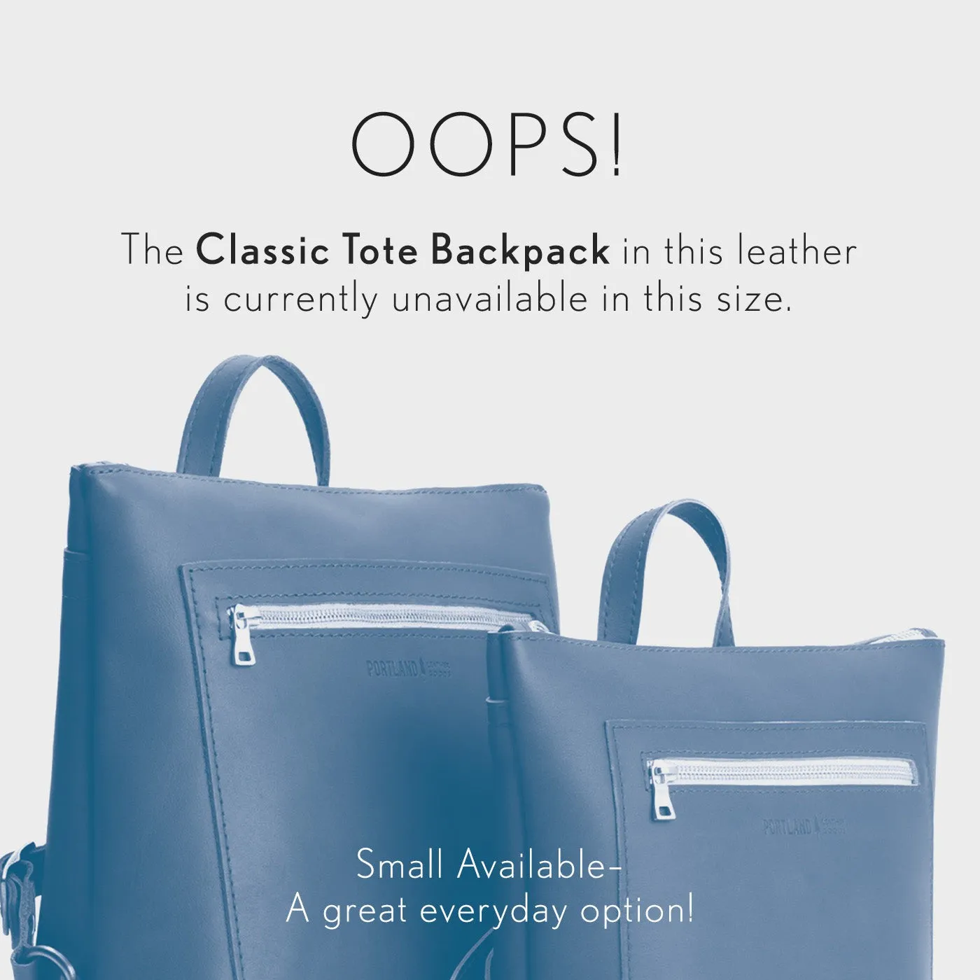 'Almost Perfect' Tote Backpack