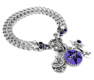 Amethyst Wiccan Bracelet