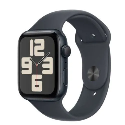 Apple Watch SE GPS 44mm Midnight Aluminium Case with Midnight Sport Band - S/M