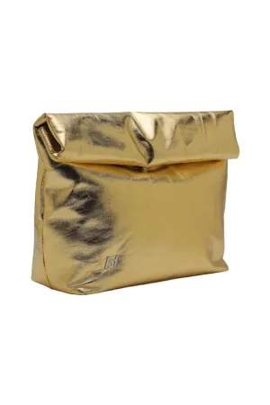 ARIANA LEATHER BAG IN GOLD