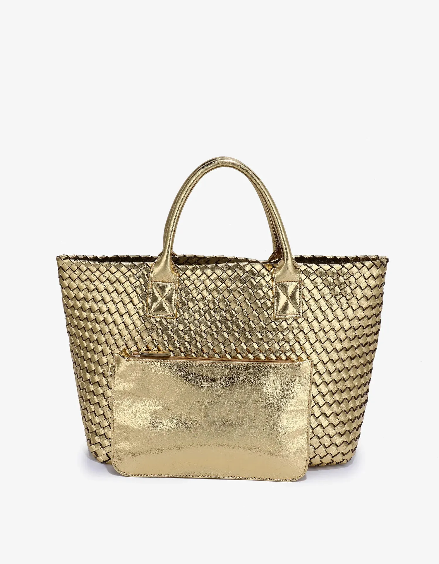 Bello Metallic Tote Bag