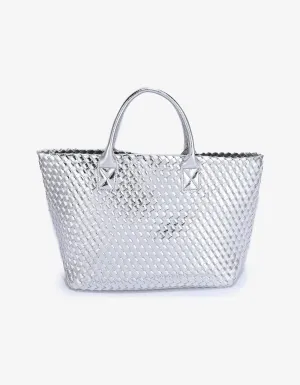 Bello Metallic Tote Bag