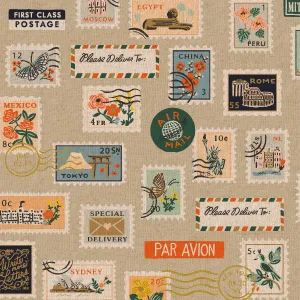 Bon Voyage- Postage Stamps CANVAS