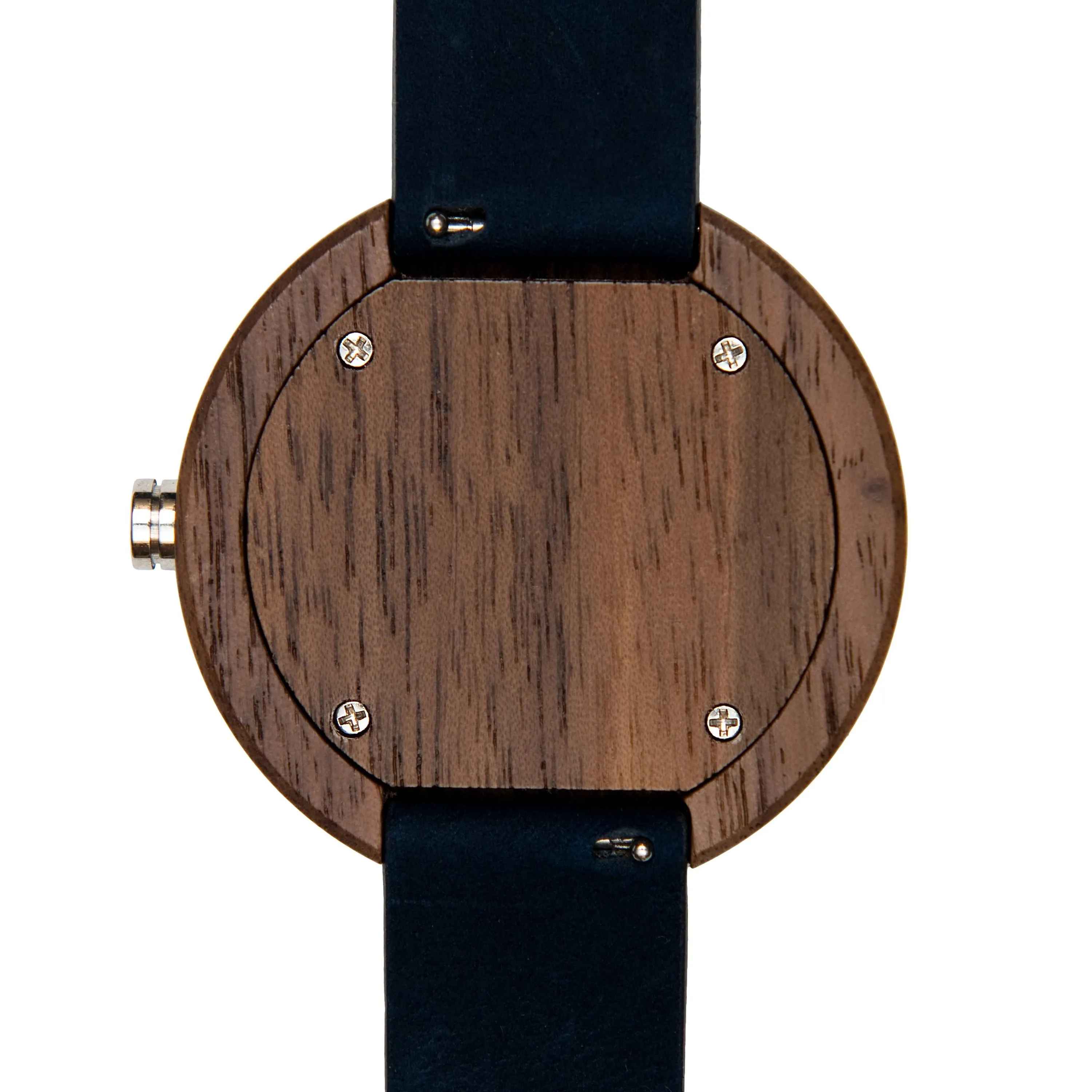 Bondi Black Walnut Multifunction Wood Watch - Dark Sapphire Dial, Sapphire Crystal, Japanese Quartz Movement | Explorer Series