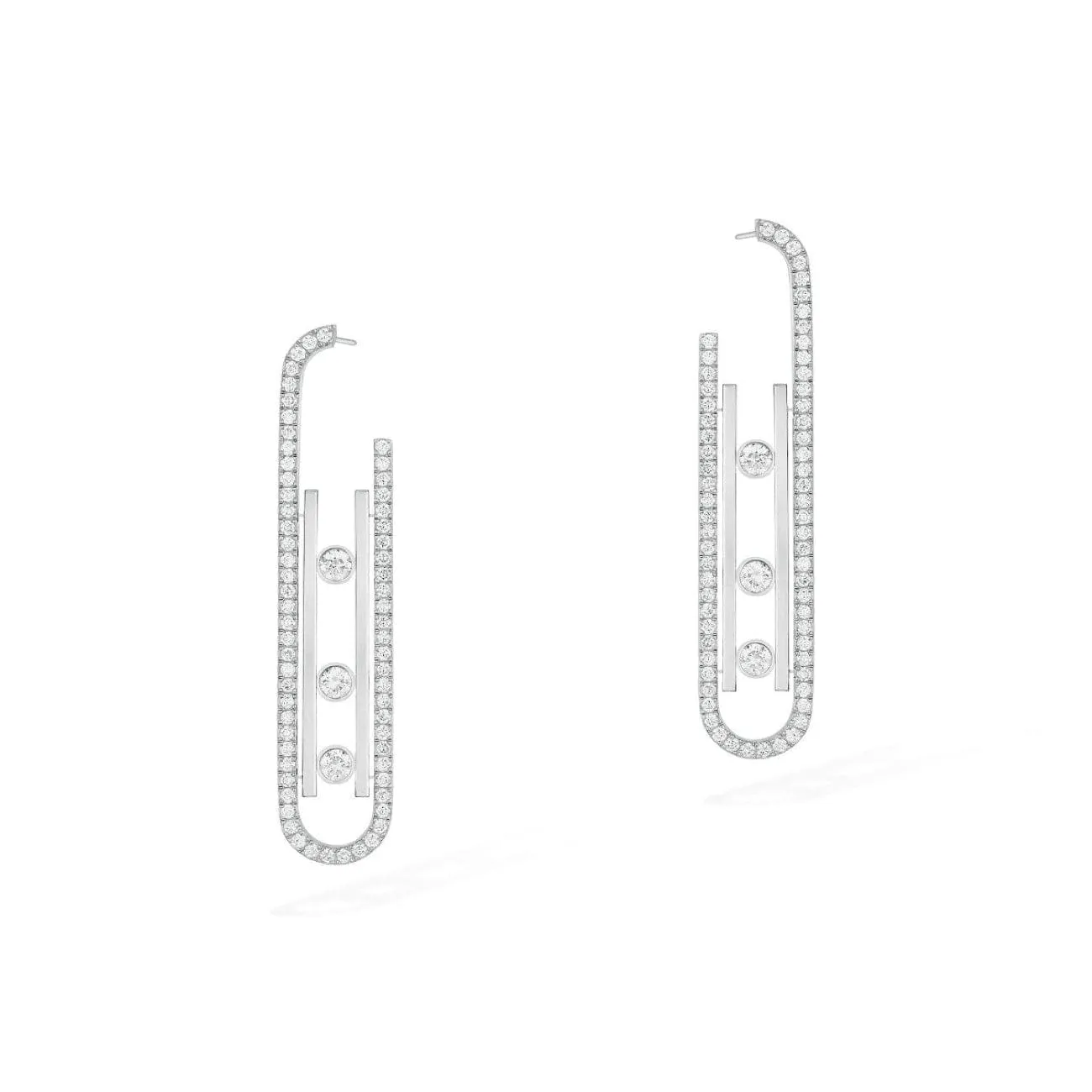 BOUCLES D'OREILLES MOVE 10TH DIAMOND EARRINGS