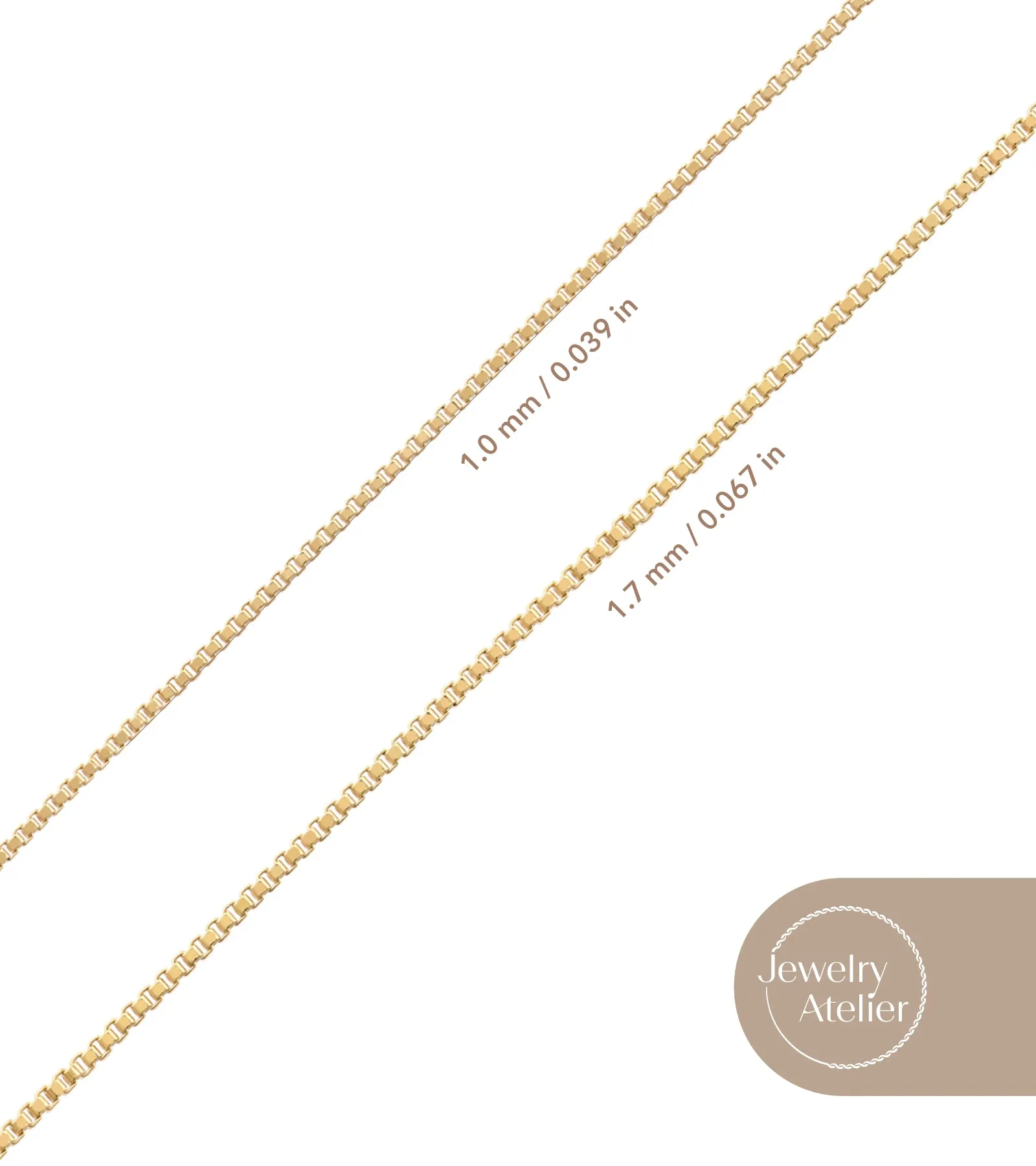 Box Chain Necklace (1.7mm)