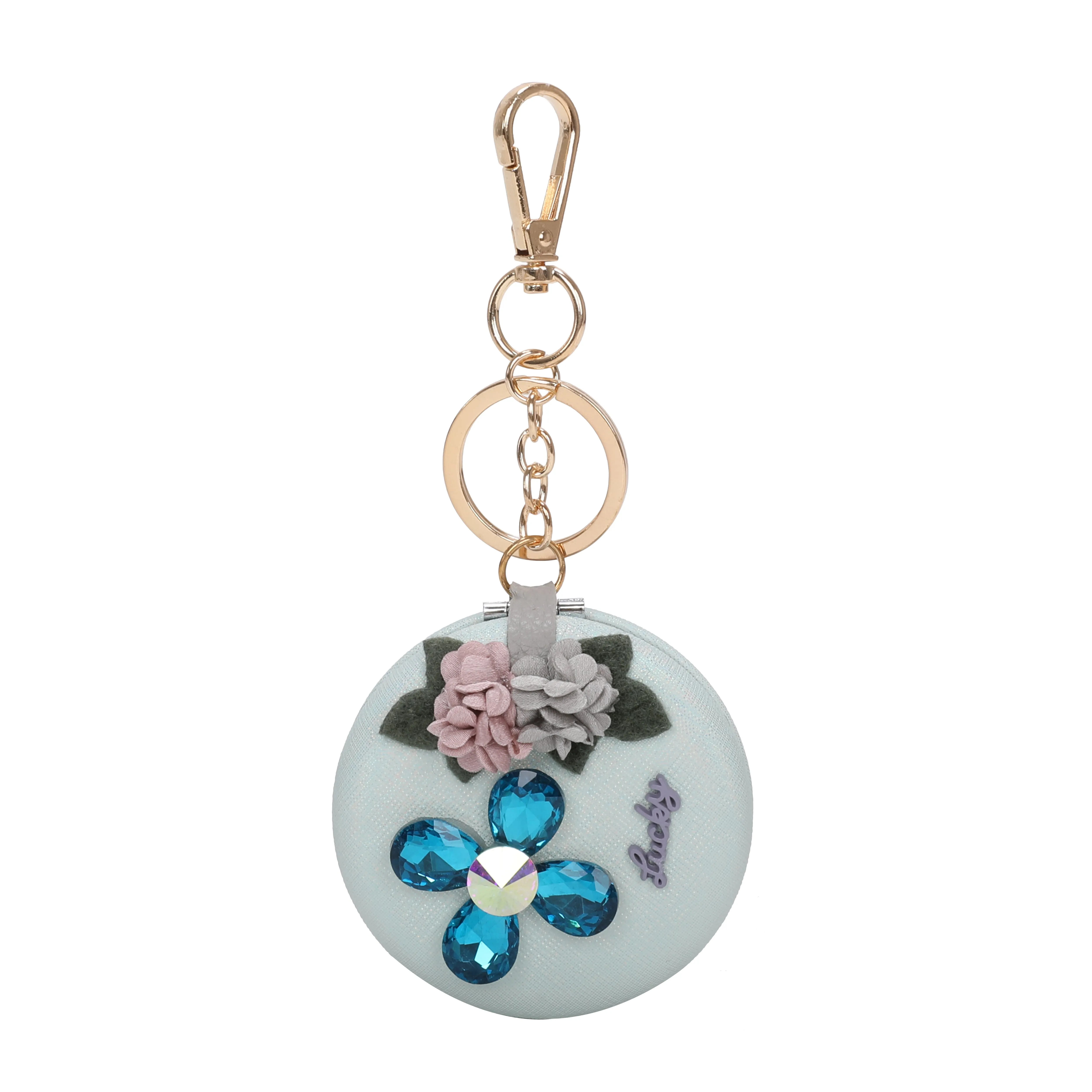 Brangio Lucky Flower Keychain Case – Graceful Charm(6pcs mix colors)