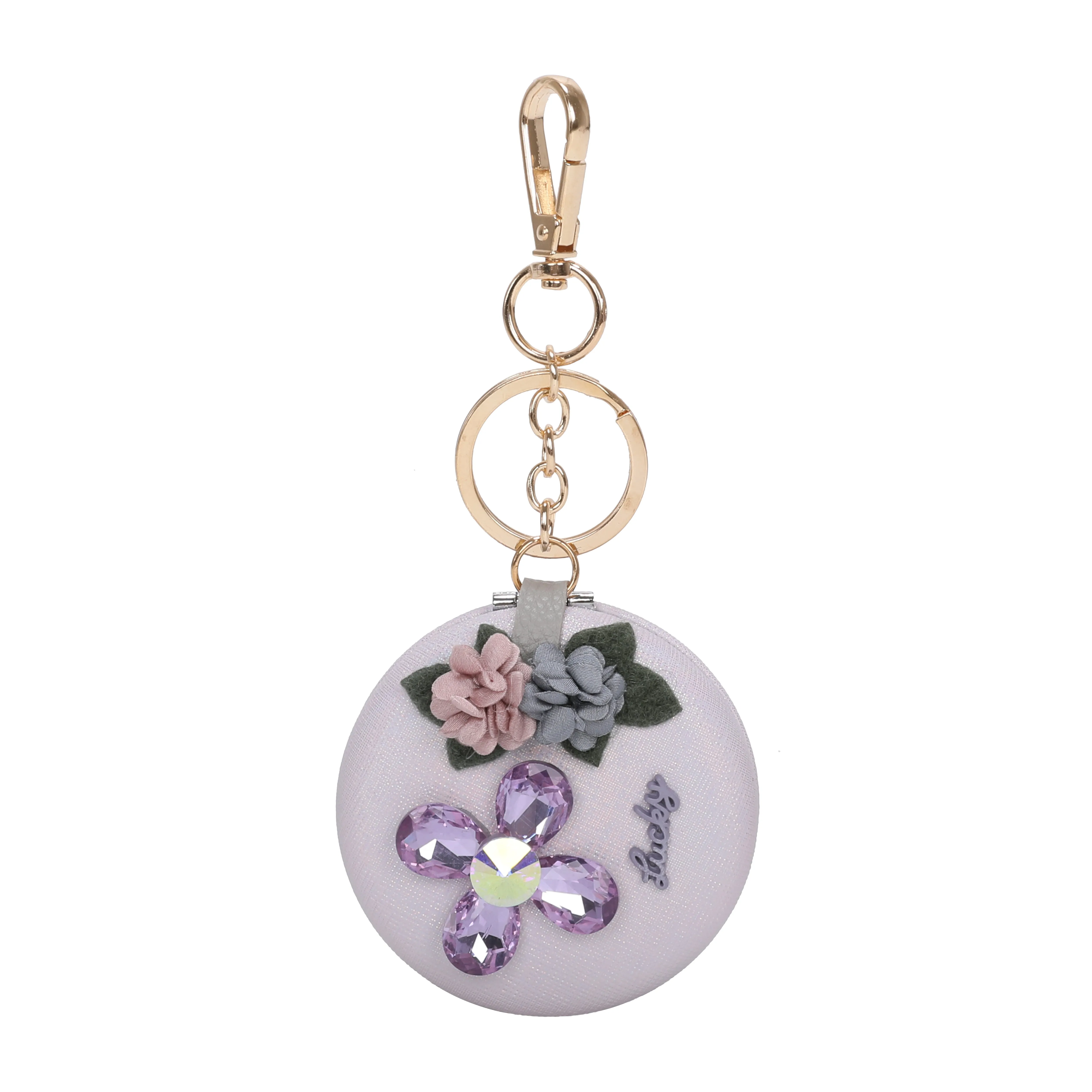 Brangio Lucky Flower Keychain Case – Graceful Charm(6pcs mix colors)
