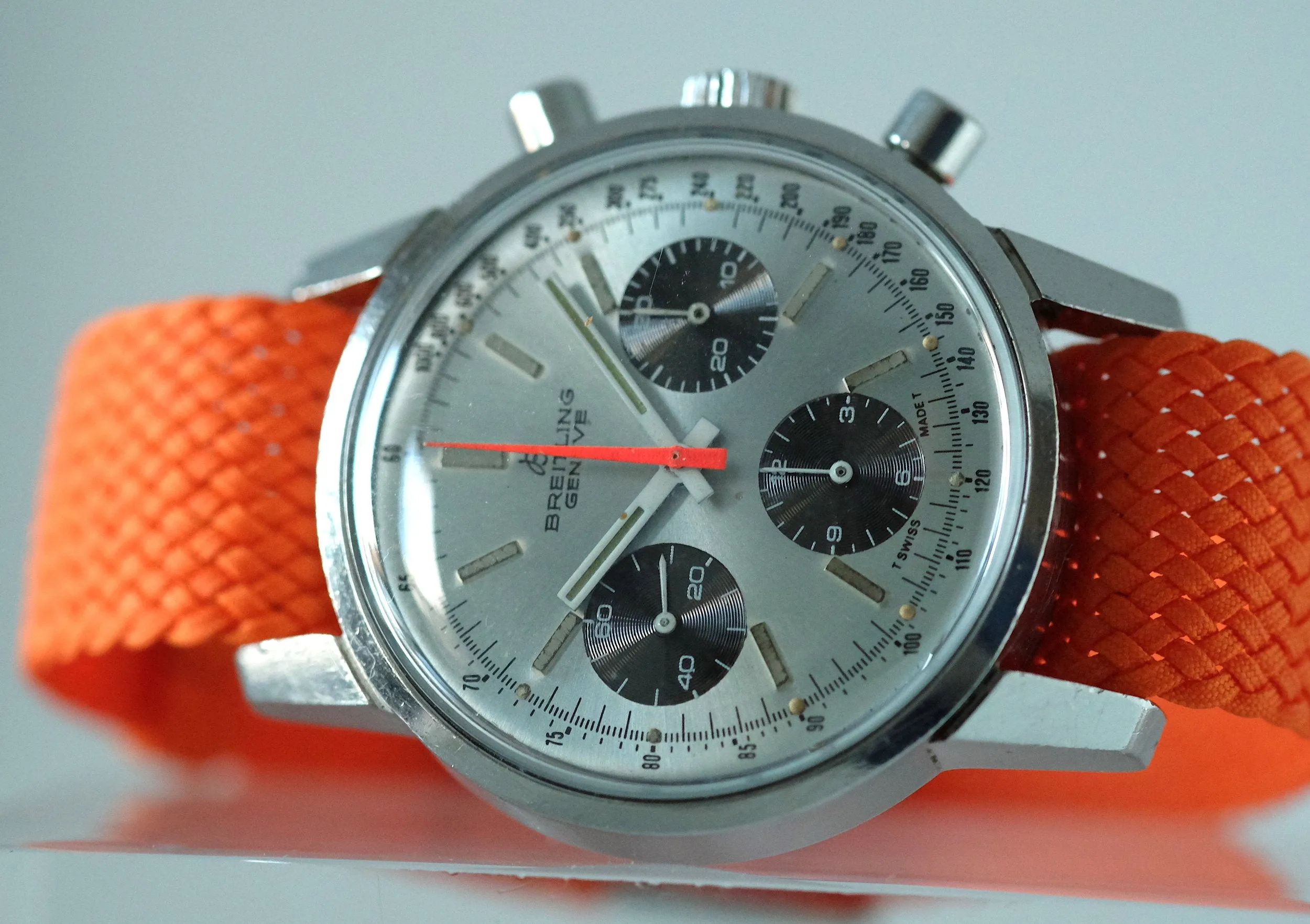 Breitling "Long Playing" "Panda" Chronograph Ref. 815