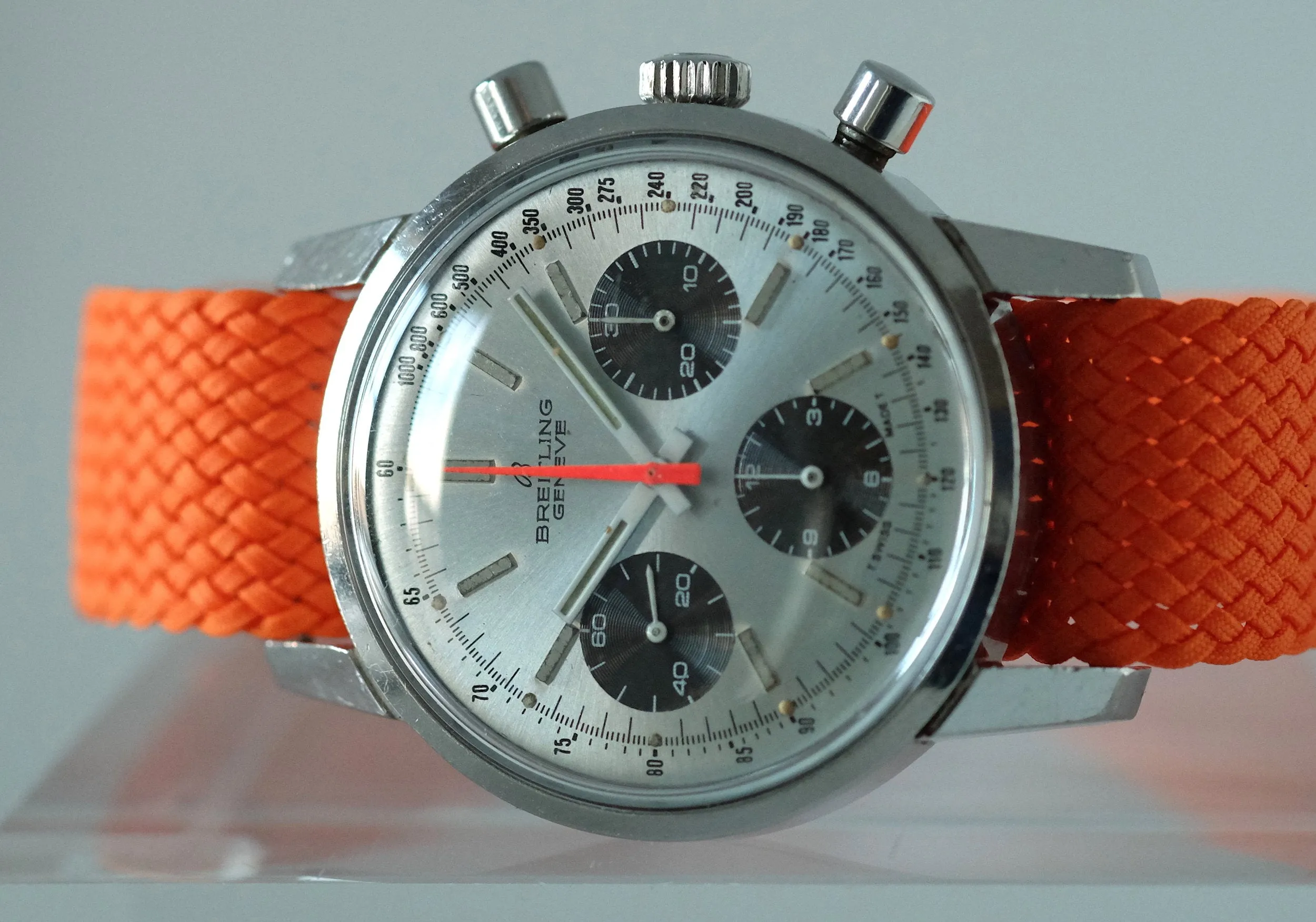 Breitling "Long Playing" "Panda" Chronograph Ref. 815