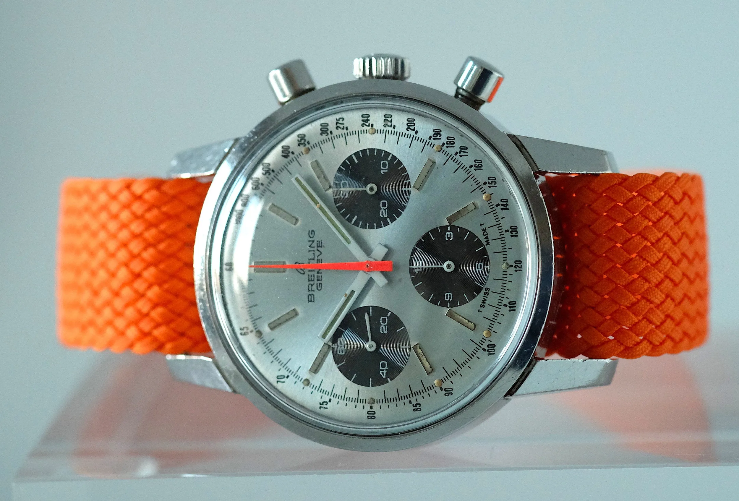 Breitling "Long Playing" "Panda" Chronograph Ref. 815