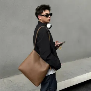 Brown Leather Shoulder Bag