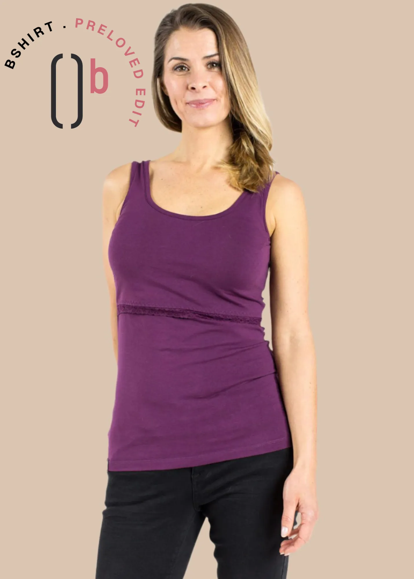 Bshirt Nursing Vest *PreLoved*