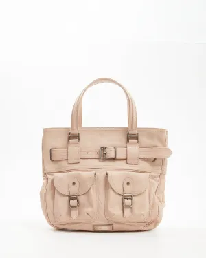 Burberry Beige Leather Tote
