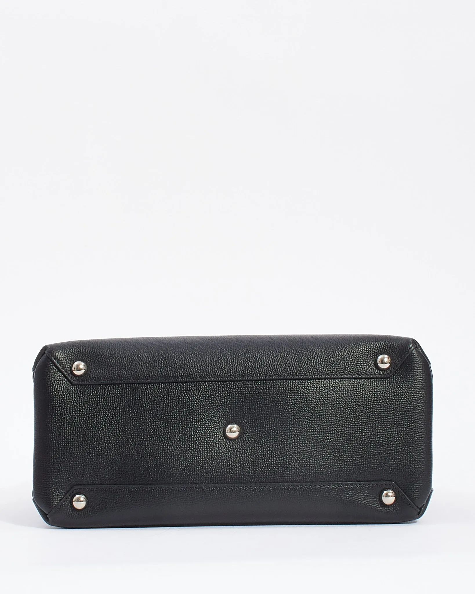 Burberry Black Medium Leather Banner Tote with Strap