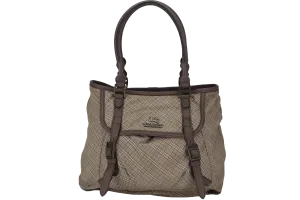 BURBERRY BLUE LABEL BROWN CHECKERED TOTE NO DUST COVER
